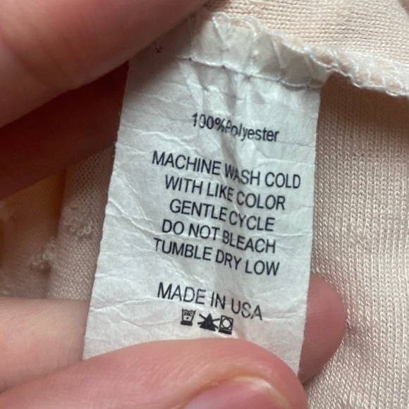 Hello Miz Boutique V-Neck Peplum/Ruffle Short Sleeved Top Size Small - Picture 3 of 4